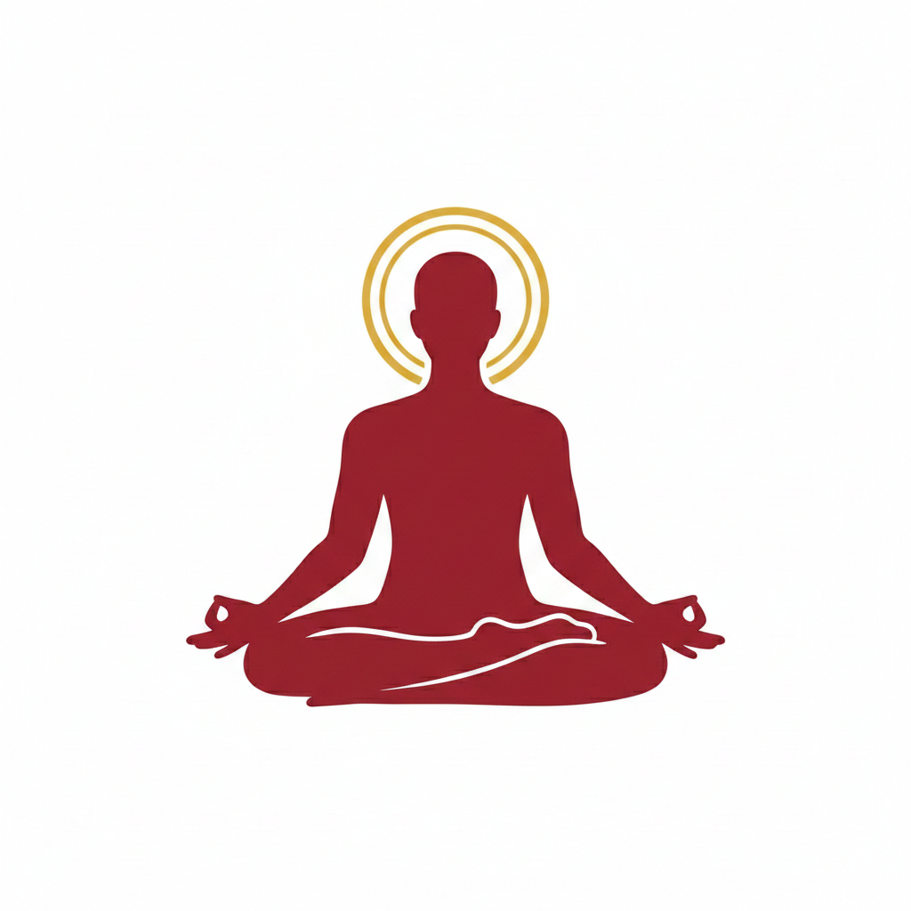 Person sitting in meditation posture symbolizing inner peace and spiritual healing